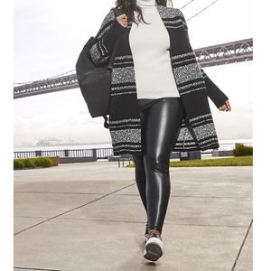 Athleta All-Over Gleam Tight Faux Leather